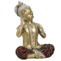 Aapno Rajasthan Amazing Gold Finish God Hanuman Idol Showpiece