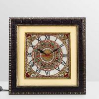 Aapno Rajasthan Hand Painted Motifs Marble Wall Clock