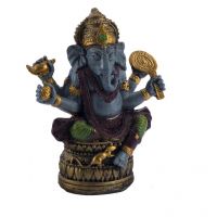 Aapno Rajasthan Multicolor Antique Finish Ganesha Idol Showpiece
