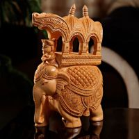 Aapno Rajasthan Skillfully Carved Elephant Statue