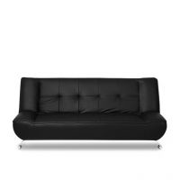Afydecor Kristan Three Seater Sofa Black