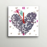 ArtEdge Birds With Heart Wall Clock
