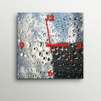 ArtEdge Rain Drops Wall Clock