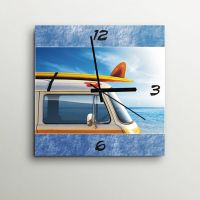 ArtEdge Surfing Board Wall Clock