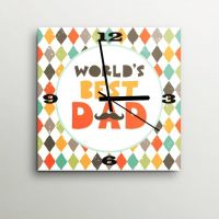 ArtEdge Worlds Best Dad Wall Clock