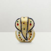 Chitra Handicraft Hand Painted Marble Ganesh
