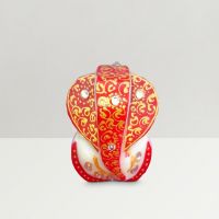 Chitra Handicraft Marble Red Ganesh