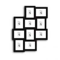 Elegant Arts And Frames 10 In 1 Photo Frame Black