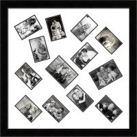 Elegant Arts And Frames 13 Pocket Collage Photo Frame Black
