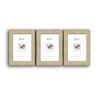 Elegant Arts And Frames Triple Photo Frame Cream