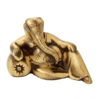 Ethnic Brass Ganesha On Masand