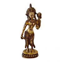 Ethnic Brass Tara Standing Statue