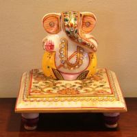 Gifts By Meeta Alluring Marble Ganesha