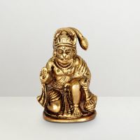 Gifts By Meeta Brass Blessing Hanuman Statue