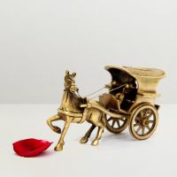 Gifts By Meeta Brass Carriage Showpiece