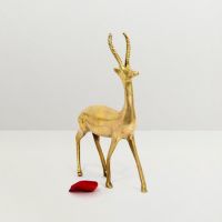 Gifts By Meeta Brass Deer Miniature