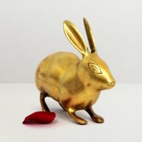 Gifts By Meeta Brass Rabbit Showpiece