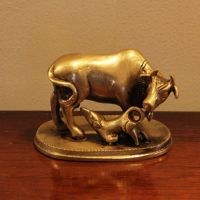 Gifts By Meeta Cow Brass Figurine