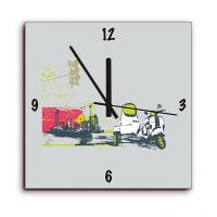 Height Of Designs Kitsch Scooter Wall Clock