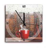 Height Of Designs Morning Coffee Wall Clock