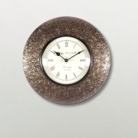 Kraftorium Traditional Trendy Brass Rajasthani Wall Clock