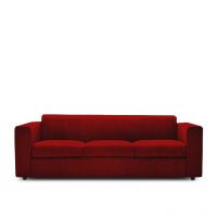 Planet Decor Panache Three Seater Sofa Red