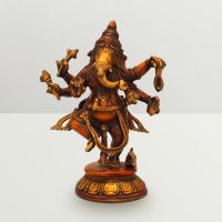 Pure Divine Dancing Ganesha Red