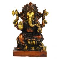 Pure Divine Ganesha On Lotus Petal
