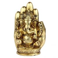 Pure Divine Ganesha Under Palm