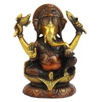 Pure Divine Ganesha With Astra