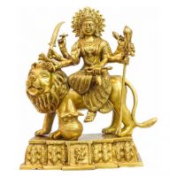 Pure Divine Goddess Durga Golden