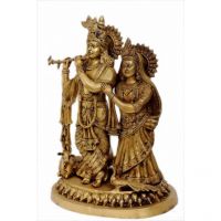 Pure Divine Standing Radha Krishna