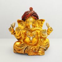 Pure Divine Turban Ganesha Golden Yellow