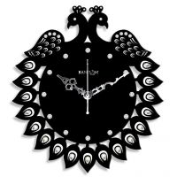 Random Jewel Peacock Wall Clock