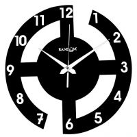 Random Swastic Black Wall Clock Wall Clock