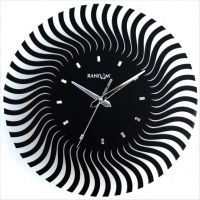 Random Web World Series Illusion Black Wall Clock