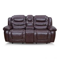 Royal Oak Wave Two Seater Recliner Brown