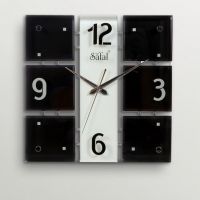 Safal Quartz Bold Beauty Wall Clock Black And White