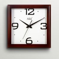 Safal Quartz Classic Square Shaped Wall Clock