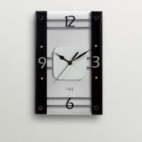 Safal Quartz Vertical Black And White Beauty Wall Clock