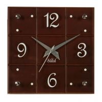 Safal Quartz Wall Clock Brown
