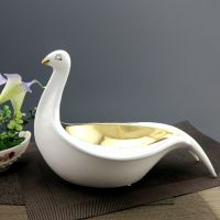 Simply Chic Ceramic Bird Sculpture