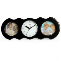 Wandregal Smart Table Photo Frame With Clock