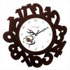 Random_Eco_Numbers_Brown_Wall_Clock.jpg