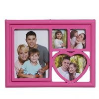 Aapno Rajasthan Charming Pink 4 Pictures Collage Photo Frame