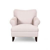 Afydecor Hallmar Single Seater Sofa White