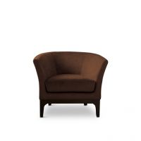 Afydecor Modern Chair With Barrel Back Style And Exposed Modern Legs