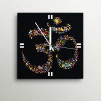 ArtEdge Colorful Om Wall Clock