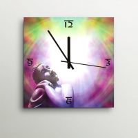 ArtEdge Rainbow Resting Buddha Wall Clock