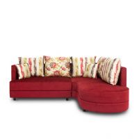 Colorado L Shape Sofa Red